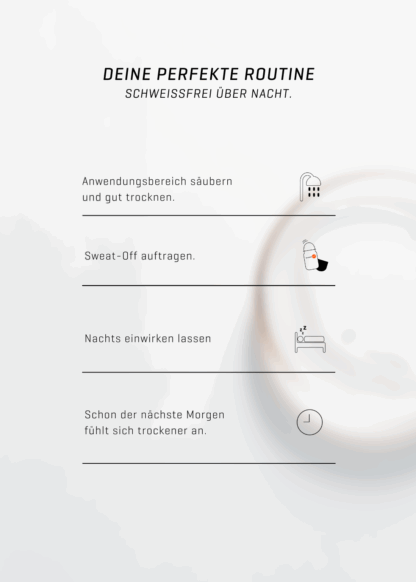 Anwendungshinweis Roll-On, deine perfekte Routine
