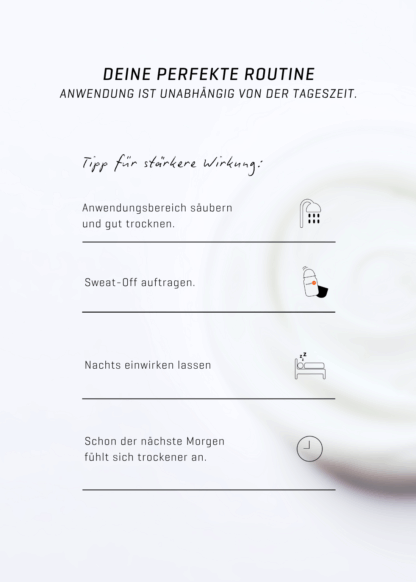 Anwendungshinweis Classic Stick, deine perfekte Routine