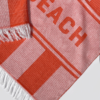 Seatowel Orange, Rosa mit Beach Schriftzug