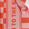 Seatowel Orange, Rosa mit Off to the beach Schriftzug