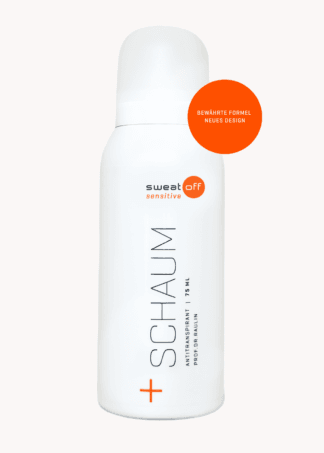 Sweat-Off Sensitive neue Schaum Flasche. Bewaehrte Formel – Neues Design